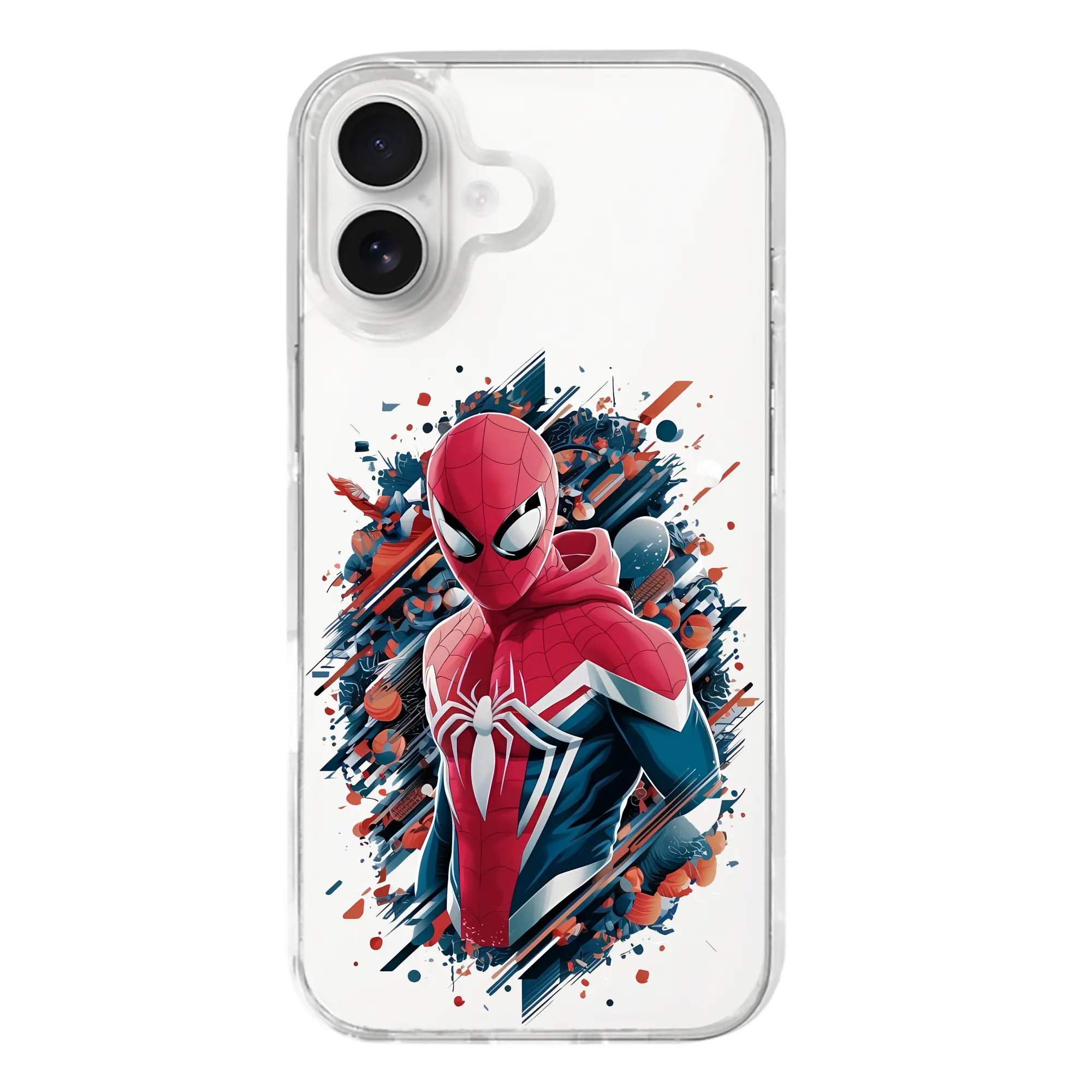 アベンジャーズ (Avenjāzu) グッズ スパイダーマン（Spider-Man） - iPhone 17シリーズ 透明スマホケース – 薄型・耐衝撃・精密フィット保護カバー